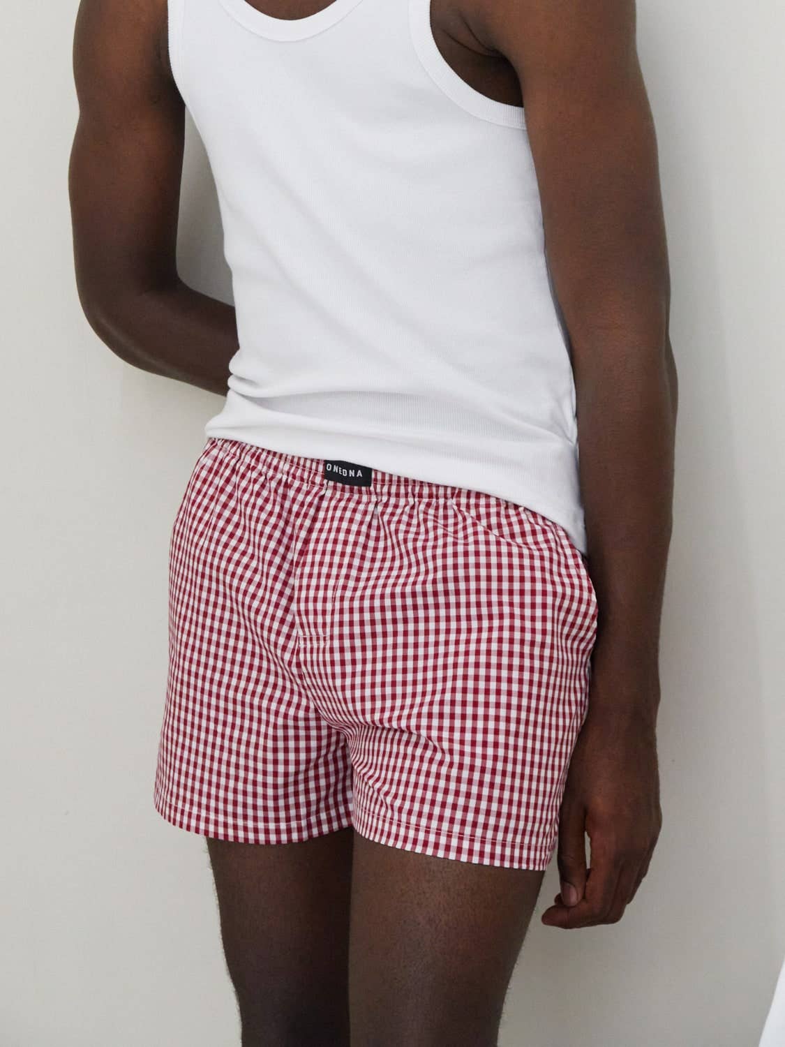 Boxer Short Red Gingham W